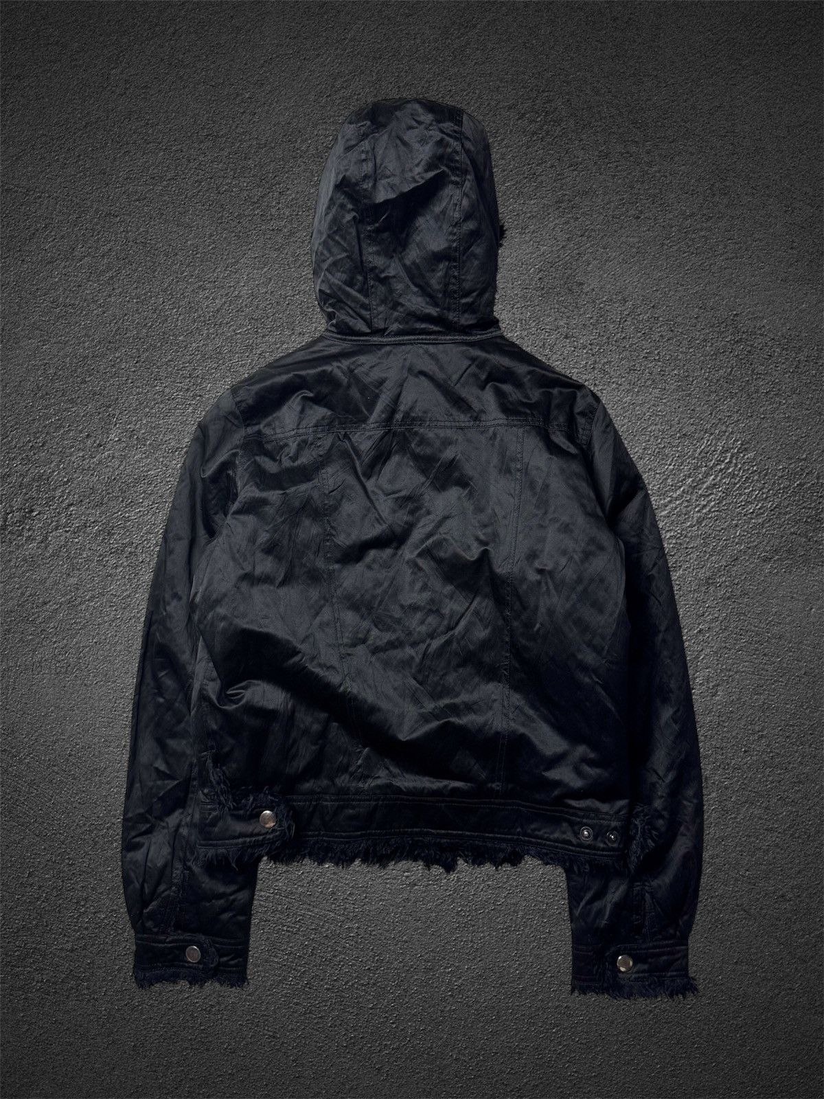 Japanese Faux Fur Black Hoodie Jacket