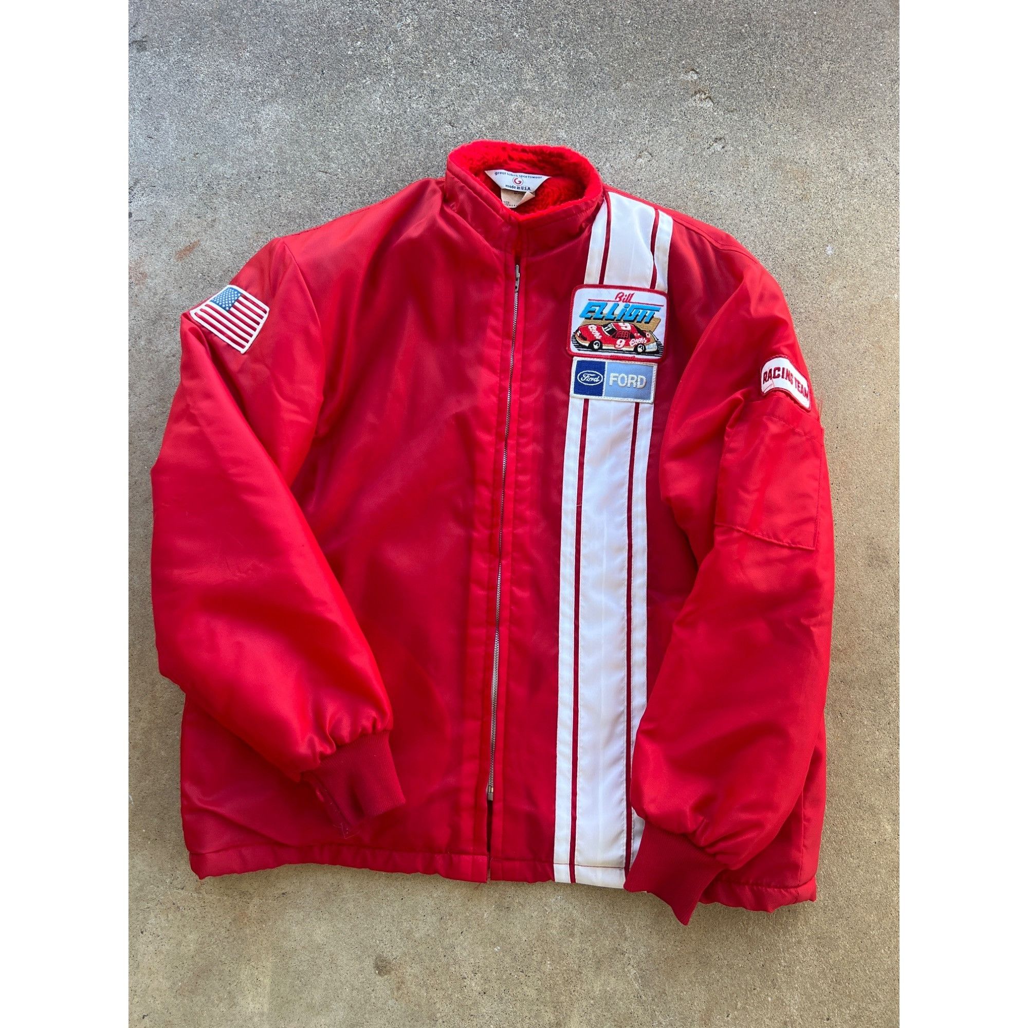Vintage Great Lakes Sportswear Bill Elliott Pit Crew Racing
