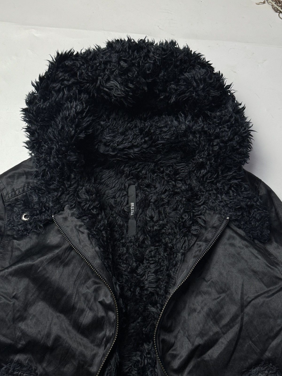 Japanese Faux Fur Black Hoodie Jacket