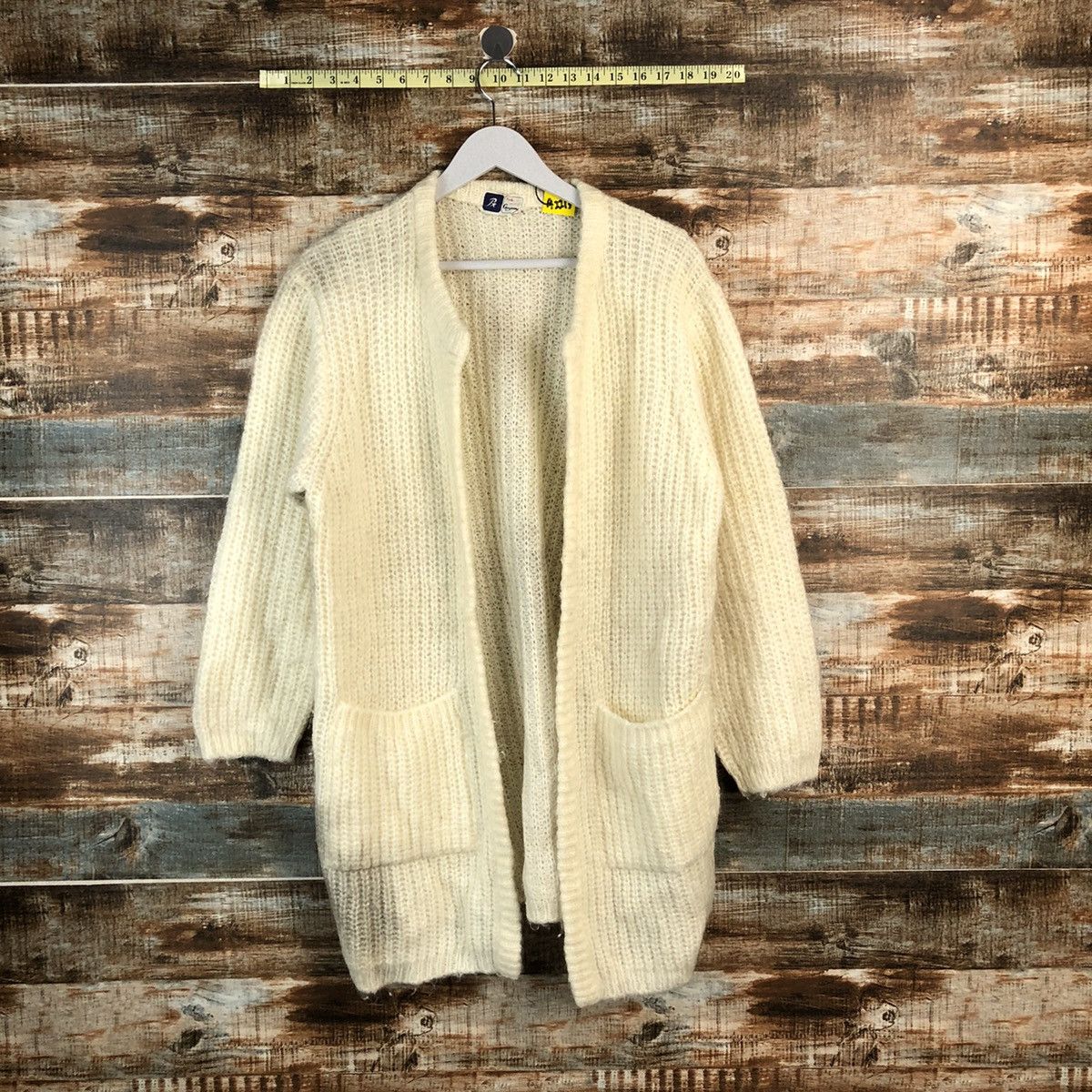 PX White vintage Cardigan Knitwear #A2213