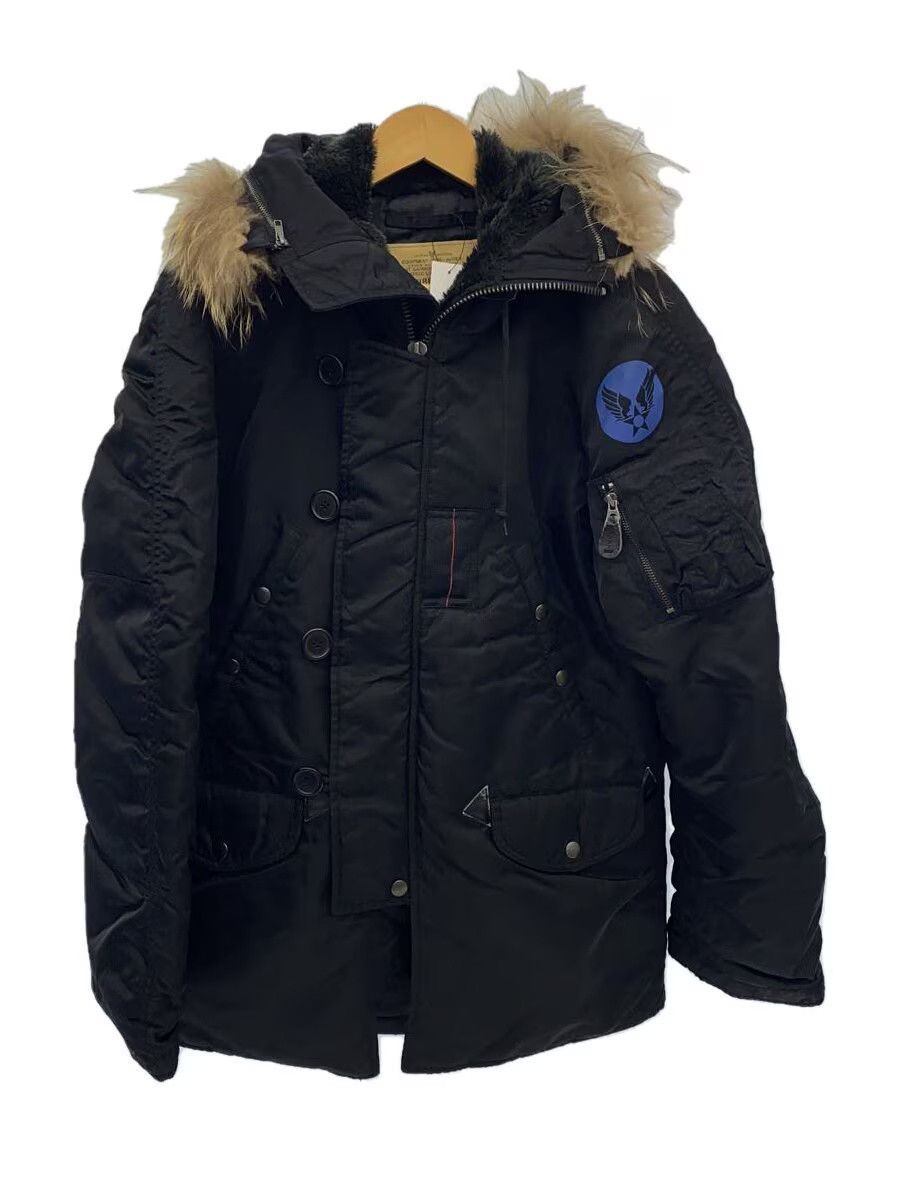 Avirex Nylon Flight Jacket Black